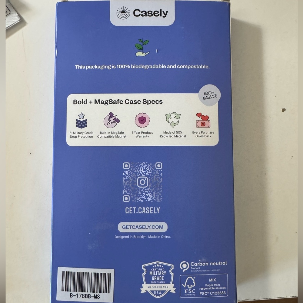 CaselyBold Ultra-Protective Phone Case for iPhone 15pro 100% new - Picture 4 of 4